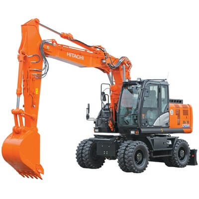 18T Wheeled Excavator Hire Dudley